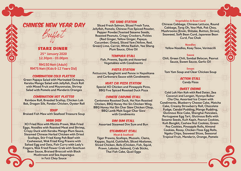 CRIZ BON APPETITE » Blog Archive » Chinese New Year Day Lunch Menu