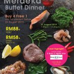 MERDEKA DAY 2019 BBQ BUFFET DINNER & MALAYSIA DAY 2019 BUFFET LUNCH AT STRAITS CAFÉ & LOUNGE @ IXORA HOTEL PERAI PENANG